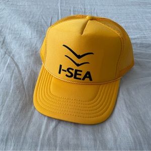 I-Sea Truckers Hat in Yellow Gold